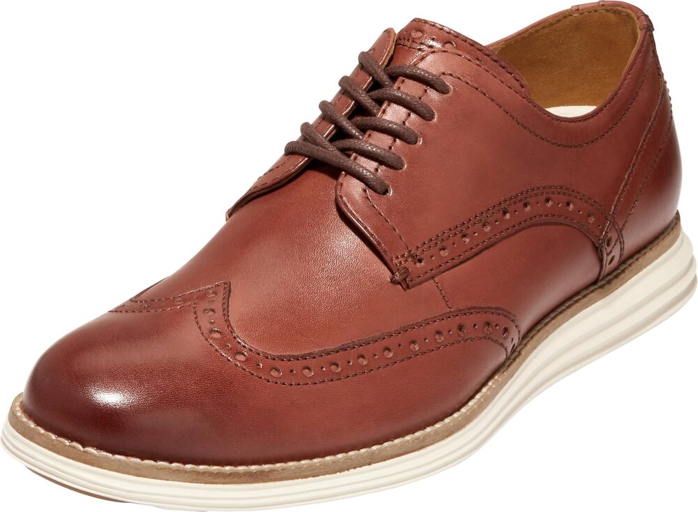 Cole Haan Men's Original Grand Shortwing Oxford Shoe, woodbury, Brown, Size 11